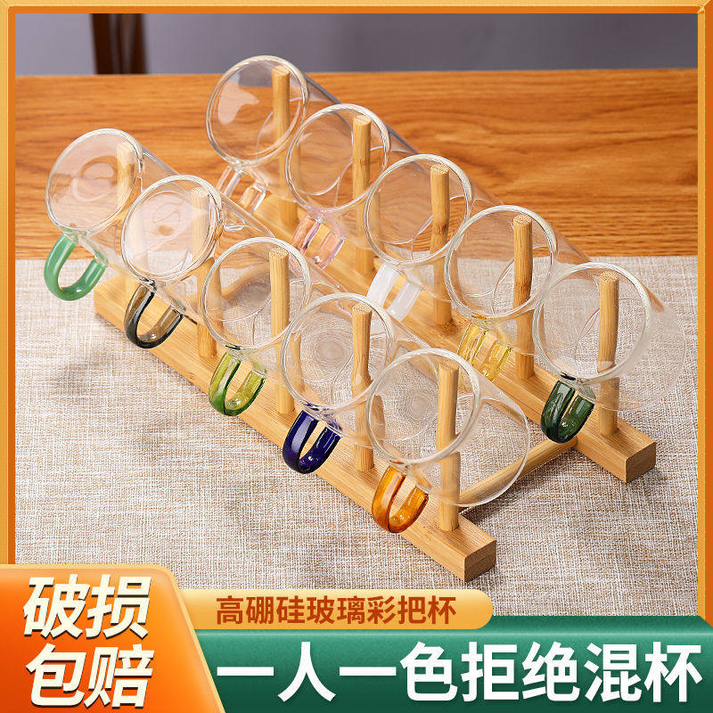 Tea cups for entertaining guests, mini wine glasses, household sets, glass cups, water cups