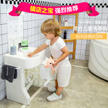 Lavabos pour enfants Lavabo Wash-lavabo Lavabo Le bureau de lavage des mains peut élever le brossage et le lavabo des enfants