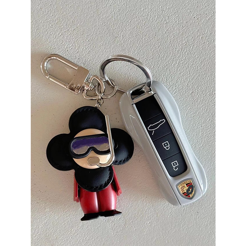 2024 Summer Accessories Ski Gear Vivienne Keychain Diving Keychain Ski Goggles Dumbbell Sunflower Bag Charm