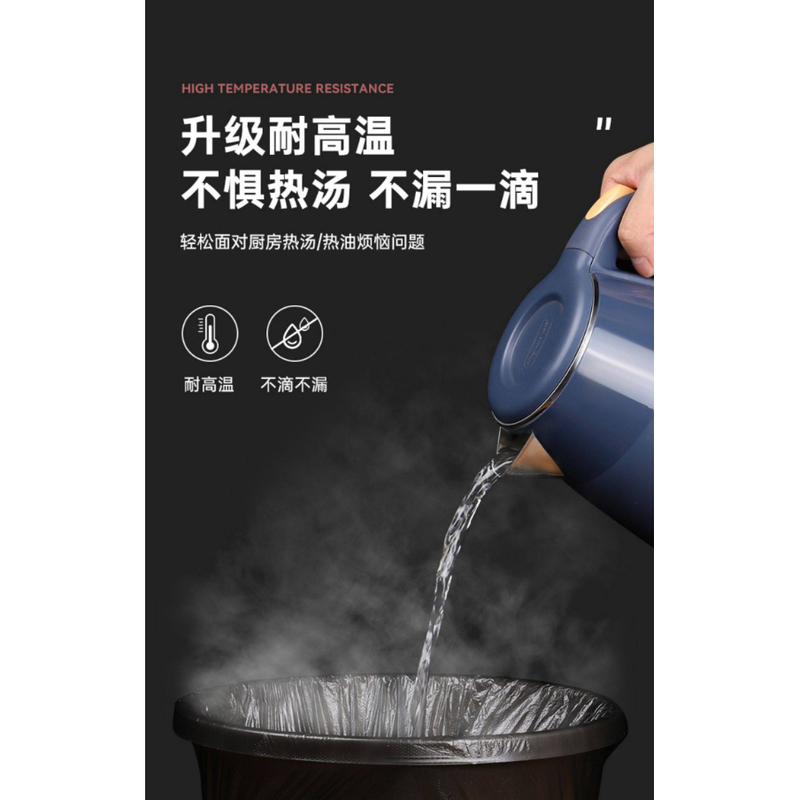 Thickened Black Drawstring Bags for Home Use, with Automatic Drawstring Design, Easy to Pack Wet Waste in the Bathroom