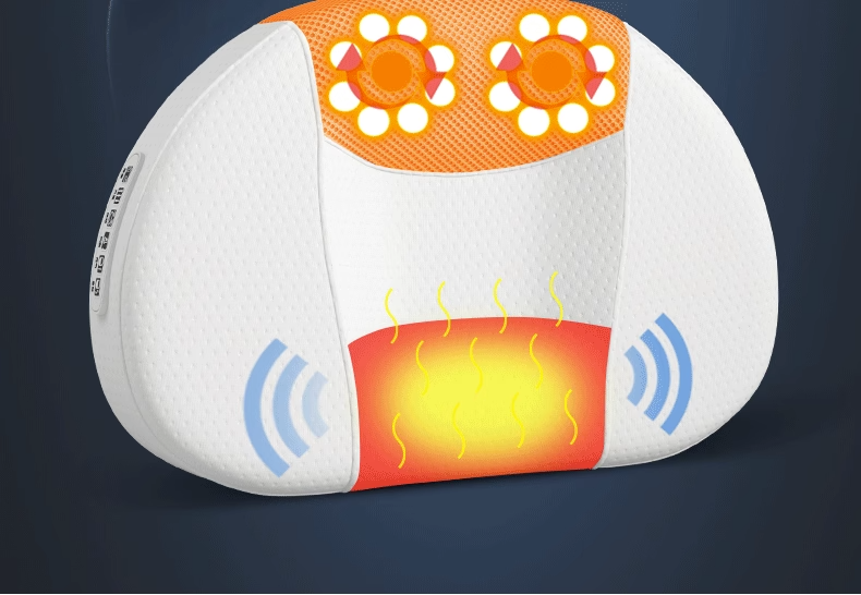 Подушка 法国vormajer颈椎专用枕头护颈椎助睡眠修复富贵包病人加热按摩枕