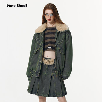 Vonesheee denim cotton jacket Vonesheee denim cotton jacket