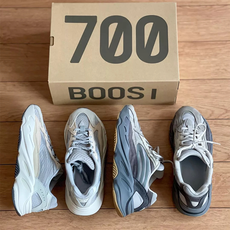 Coconut shoes 700v2 poisonous men's and women's shoes black soul official website spring and summer volcanic ash old shoes high version tide