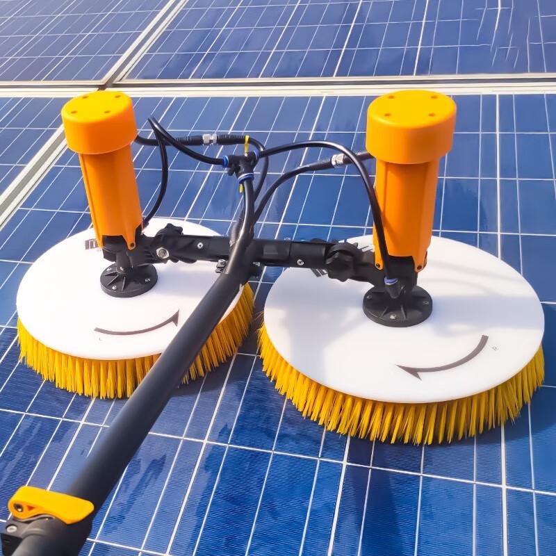 Dual-Head Photovoltaic Cleaning Machine, Handheld Dry Photovoltaic Panel Cleaning Robot, Disc Cleaning Machine, Manual Cleaning Machine Dual-Head Photovoltaic Cleaning Machine, Handheld Dry Photovoltaic Panel Cleaning Robot, Disc Cleaning Machine, Manual Cleaning Machine