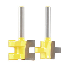 Edging machine milling cutter slotted T-type mortised knife combined type square tooth tenon combined knife 1 4 * 1 (1 4) square tooth mortise and tenon joint knife