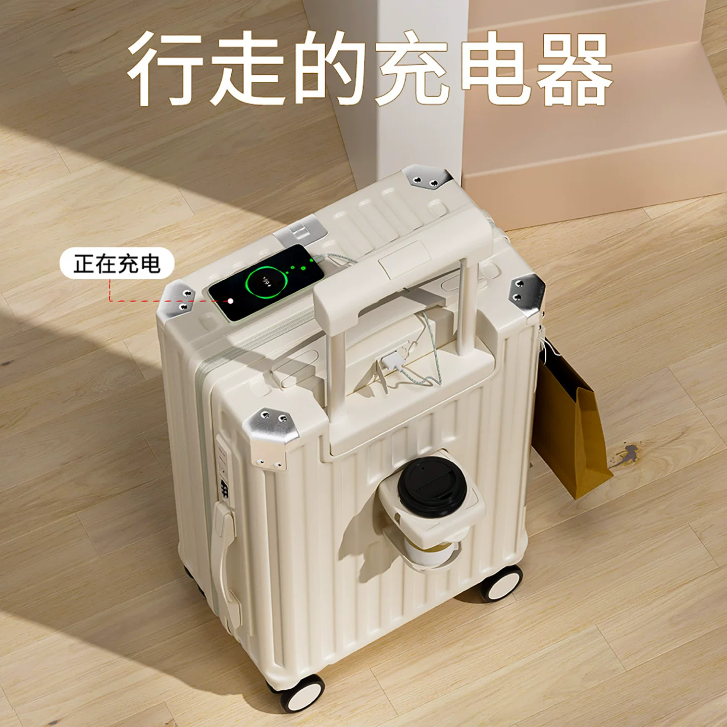 Suitcase, durable airplane, 20 inch, 24 inch, increased thickness