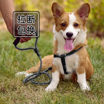 Dog Traction Rope Small Medium Sized Large Canine Cofund Hair Dog Chain Sub Chest Brace Walking Dog Rope Pet Supplies