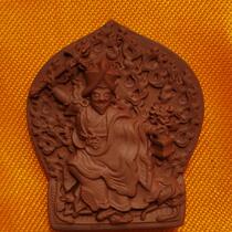 Handmade 32nd Sakya Dharma King clay fired Tsa Tsa small Buddha statue