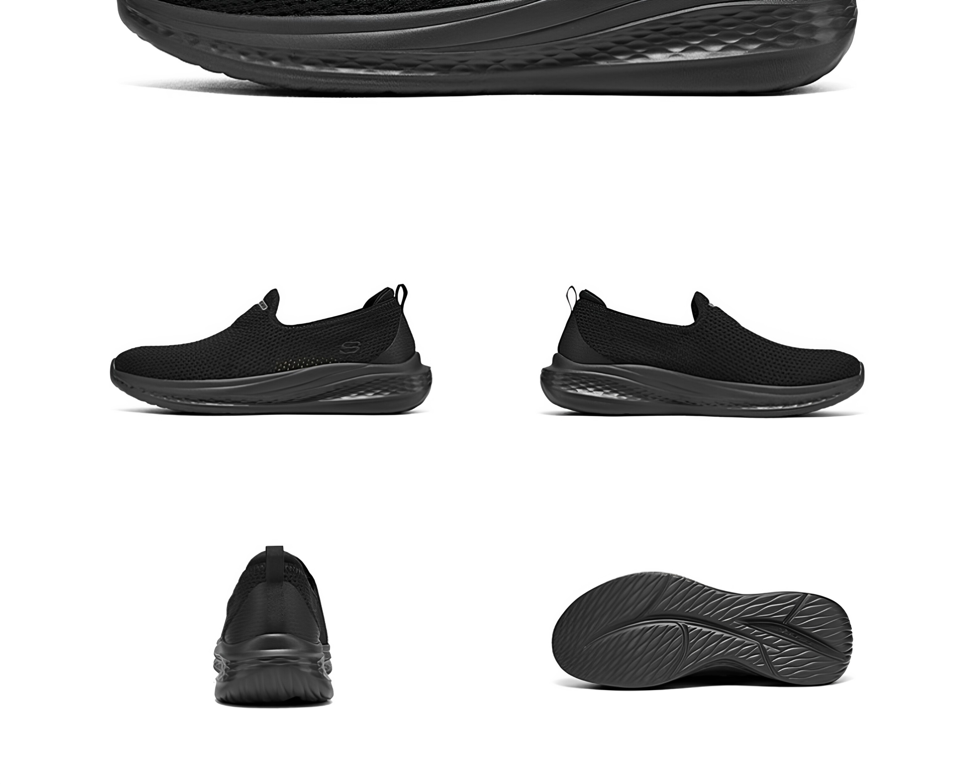 Энергичный обувь skechers一脚蹬男鞋2026年夏季舒适柔软简约百搭运动鞋子闪穿健步鞋