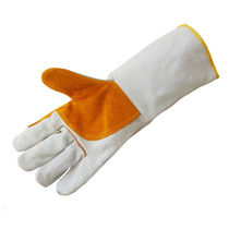 For the benefit of CNMF200 electric welding glove welt welding machinery Reinforced Gatto durable high temperature resistant and thermal insulation gloves (
