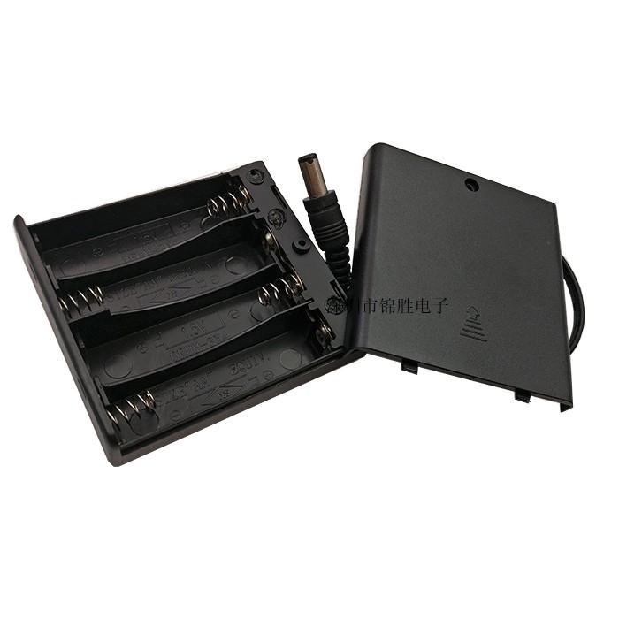 No. 5 No. 4 with cover with switch dc head 2 1*5 5 No. 5 four aa*4 battery box with cover 6V