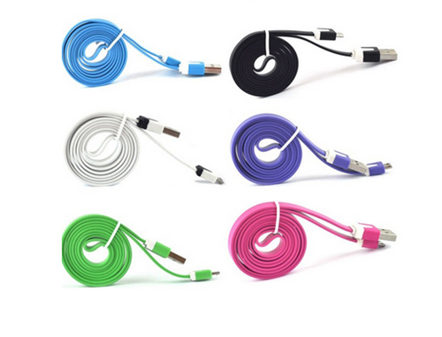 v8 Android smartphone common color noodle data line 1 m data line