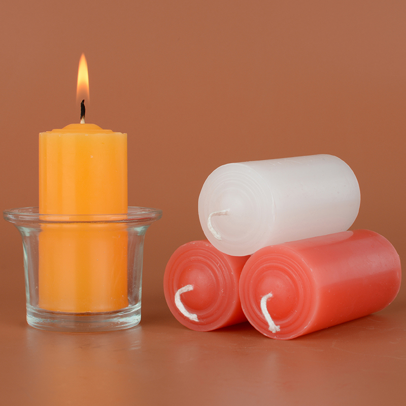 Small short model cylindrical red candle smoke-free and tasteless household lighting ordinary yellow-white ambience dress arrangement