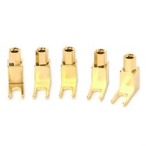 5pcs Banana to Adapter Plugs Y Type Speaker Cable