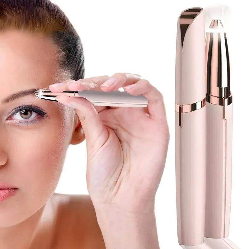 Electric eyebrow trimming artifact eyebrow trimming knife rechargeable eyebrow shaving pencil female beginners dedicated lazy makeup type automatic eyebrow shaving instrument