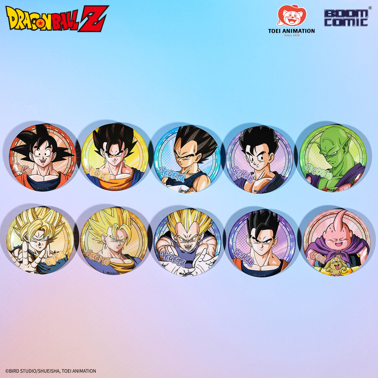 Official Dragon Ball Z Blind Box Badge/Figurine Son Goku Kakarotto Vegeta Gohan Official Merchandise