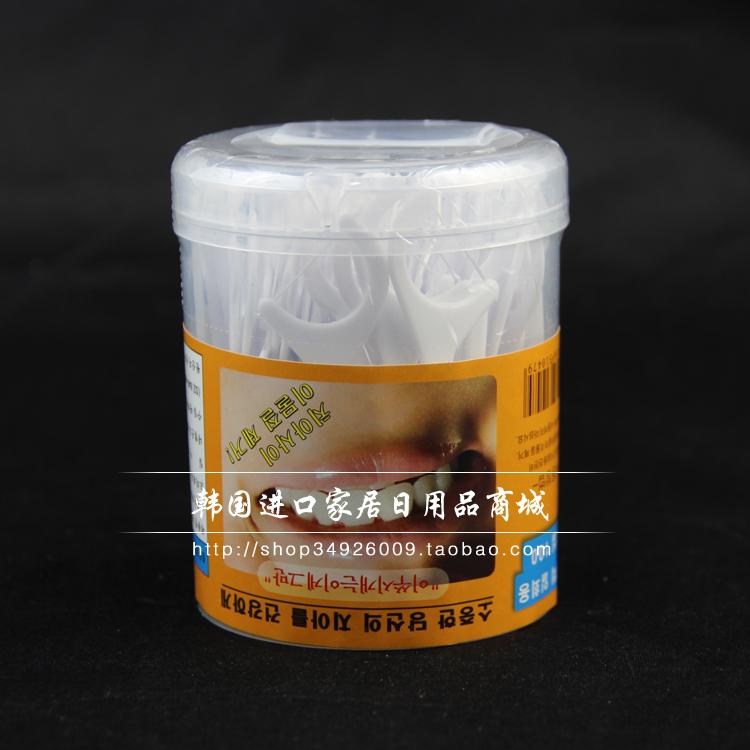 Korean imported floss tooth tooth brush floss rod dental cleaning rod floss stick 100 buckets