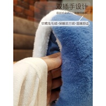 Hot water bag rechargeable water injection warm hand treasure electric warm treasure explosion-proof cute plush removable and washable Korean version of automatic power-off warm