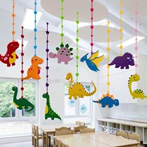 Corridor classroom creative aerial ornaments opening kindergarten hanging objects childrens room bedroom layout decoration ornaments