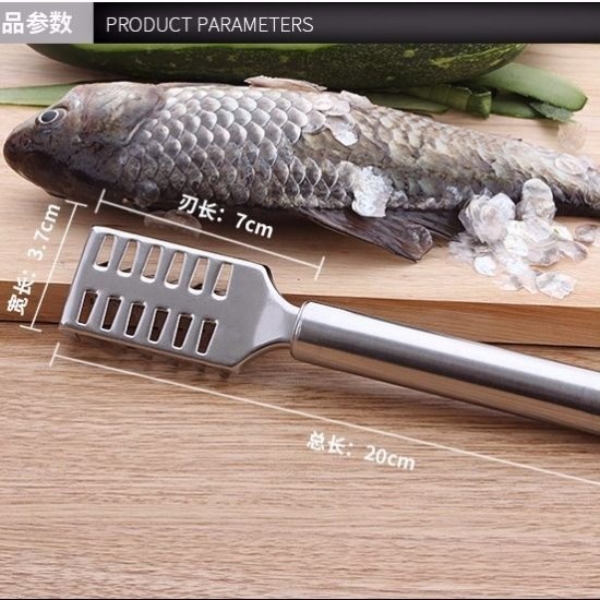 Fish scale planing scalemaker Home thickened stainless steel Scalemaker Scraping the fish scales to fish scallops Brush The Fish Scales