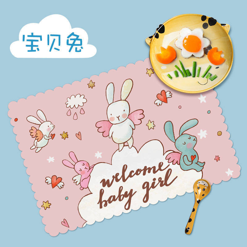 Primary school Children's dining mat Children special table cushions Lunch cloth 1st grade waterproof and anti-oil cloth Dining Cloth Dinner Mat
