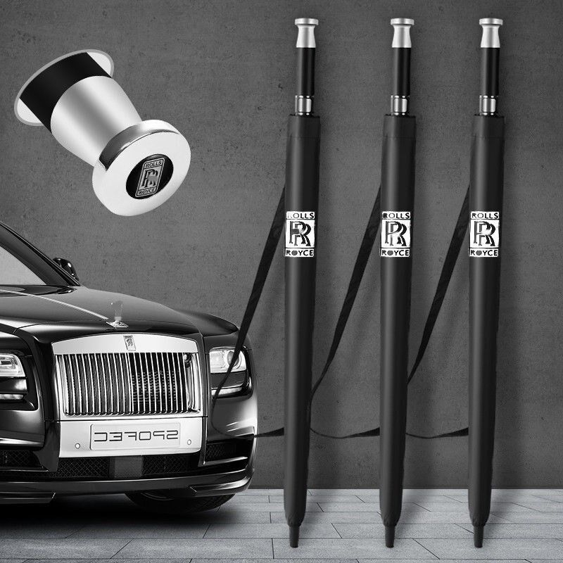 Luxury car Rolls-Royce Umbrella Automatic Straight Umbrella Rain and Rain Dual-use Golf Umbrella Large Business Long Handle VIP Umbrella