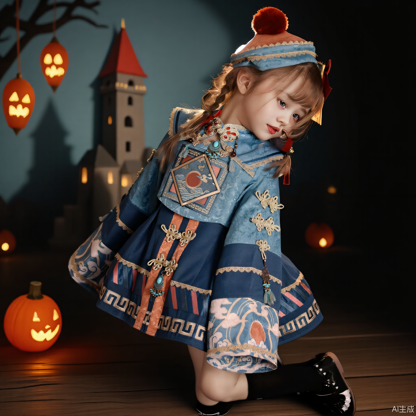 Подлинный дизайнерский костюм на Хэллоуин, стиль Лолита, Lolita Jsk, косплей