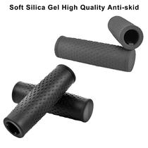 2PCS Scotter Silicone Handlebar Grips Anti-skid Soft Rubber