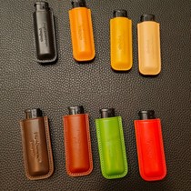 Disposable lighter leather case Grasshopper lighter leather case Cowhide universal disposable lighter case