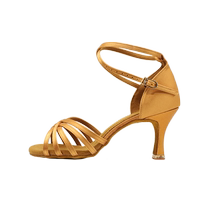 Betty upgraded Latin dance shoes for women adult soft sole professional mid-high heel dance shoes Cha Cha Betty dance shoes 211