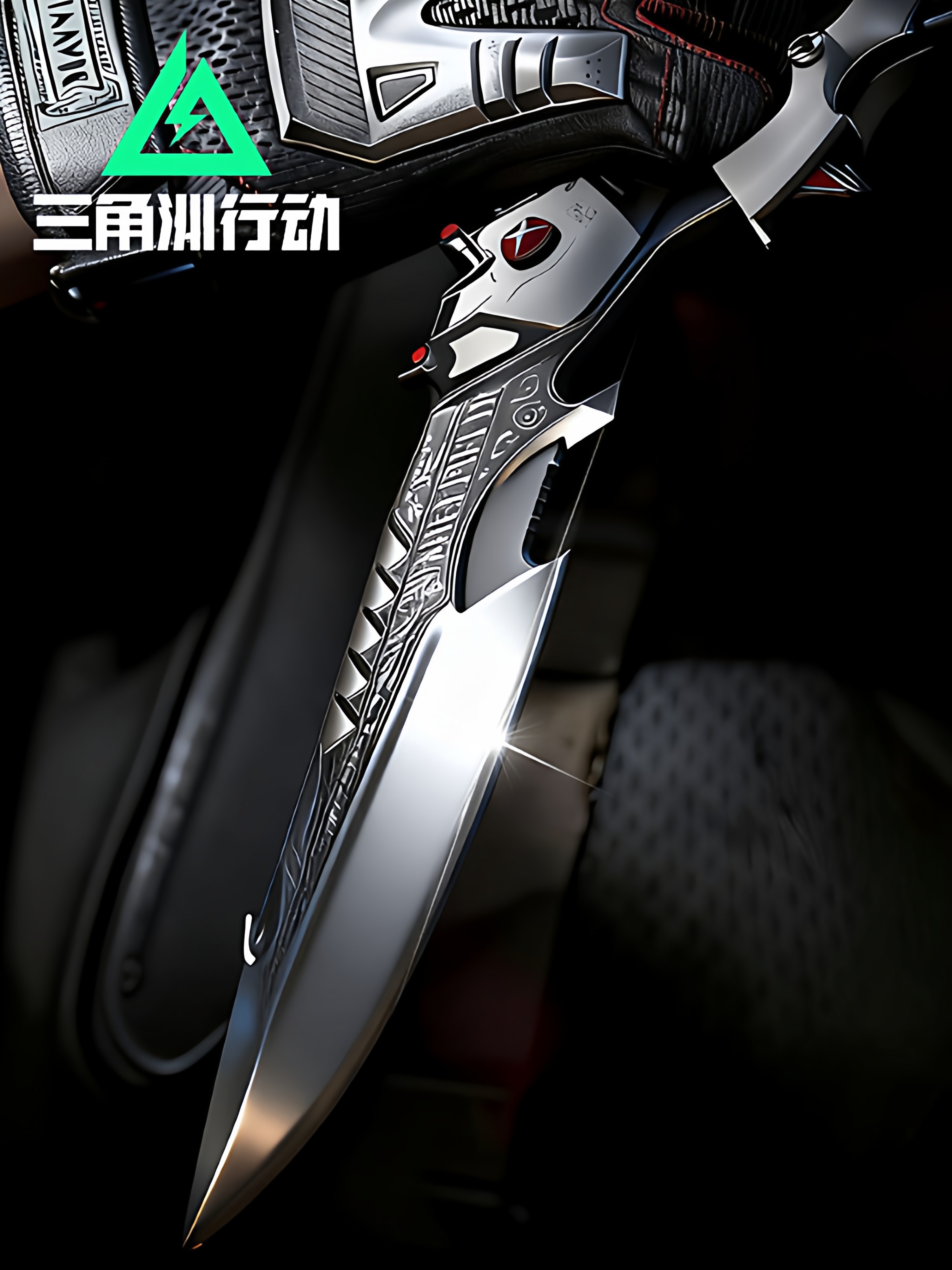 Official Licensed Delta Force Merchandise: Creed, Tiger Knife, Polaris, Mercy Retractable Toy Alloy Model