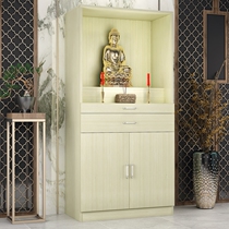 Buddha Niche Modern Light Extravaganza for table Home Home God Tribute Table Buddha Stands with drawers dedicated to the terrace Incense Cabinet