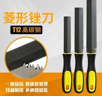 Diamond file cutting saw file saw file hair saw file trimming file metal fine tooth triangle file woodworking shaping file