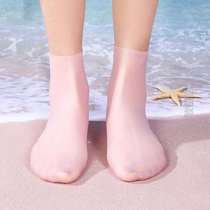 Children swimming socks waterproof elastic snorkeling Sox shoes foot cover Soft bottom covered water Anadromous stocking beach silicone gel special for men and women