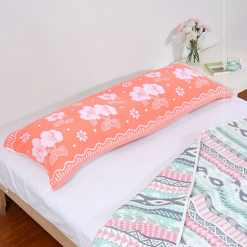 Double pillow towel pure cotton old towel couple extended pillow towel wedding whole cotton pillow towel four seasons plus
