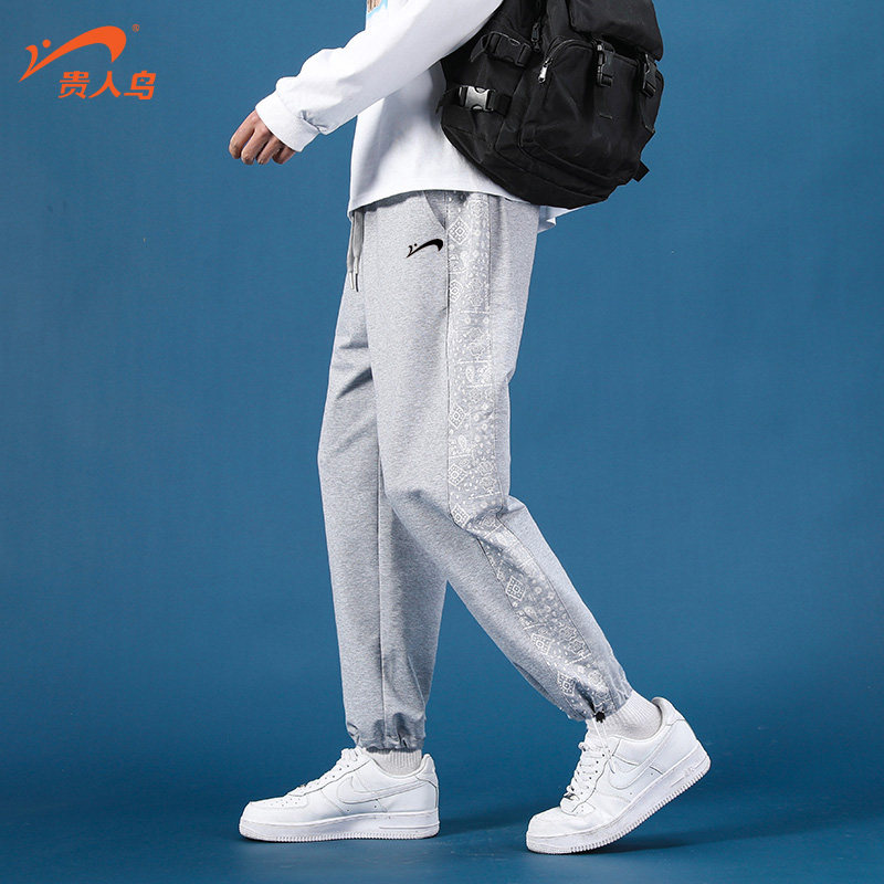 Noble bird sports pants men's spring and autumn 2022 new brand casual running men's pants loose straight trousers