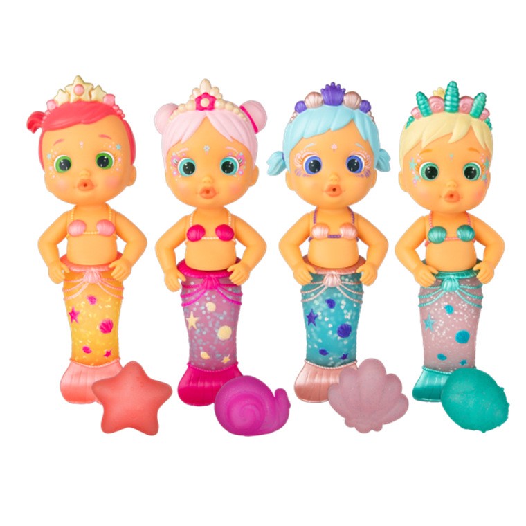 Cross-border Mermaid Children Shower and Waterproof Toy Doll Doll Doll Doll Doll Doll Color Change