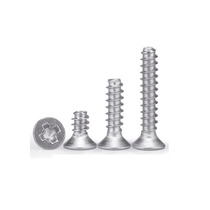 (m2m2 3m2 6m3) 304 stainless steel cross countersunk head flat tail self-tapping screws cross flat head screws