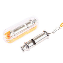 Cast-solid whistle high-pitched student training physical education teacher special metal outdoor basketball referee whistle large whistle