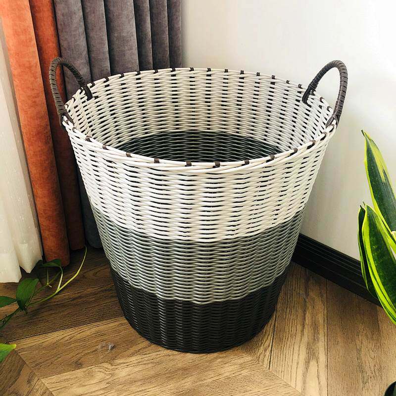 Home Large Dirty Clothes Basket Bathroom Laundry Basket Clothes Basket Storage Clothes Toys Plastic Basket Dirty Clothes Storage Basket
