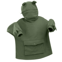 Harajuku Women Hoodie Frog Pullover Winter Sense Hooded Casu