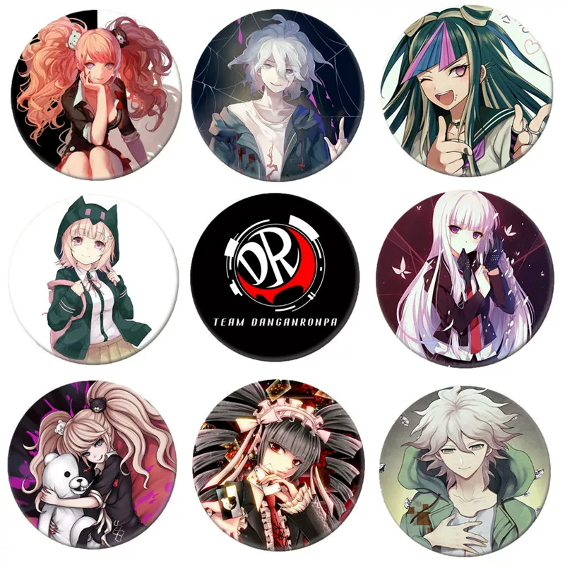 1шт Брошь-значок для одежды в стиле Аниме Danganronpa P