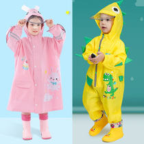 Children raincoat girl boy 2022 new conjoined 2021 full body waterproof elementary school students attend special kindergarten