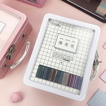 Classmates Record Elementary School Students Sixth Grade Girls Cute Ins Wind Small Iron Cartridges Lock Creative Girl Graduation Leave Words