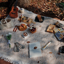 Picnic Mats Ins Thickened Portable Spring Tours Supplies Beach Mat Ground Mat Meadow Decoration Scene Arrangement Photo Props