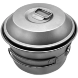 На открытом воздухе чистого титанового летающего блюда складная ручка для складки