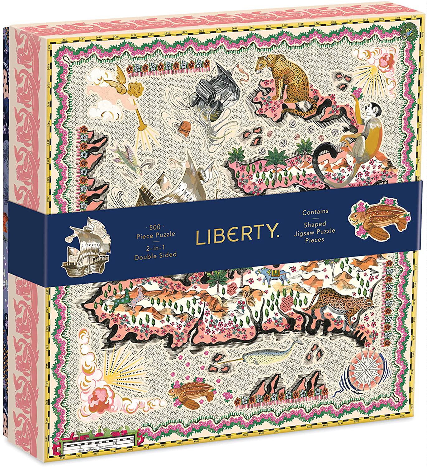 Galison Liberty London Maxine 500 pieces imported double-sided puzzle Gray Malin
