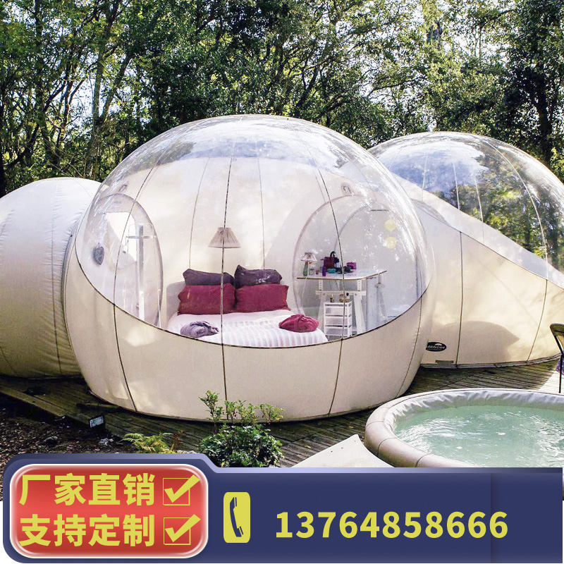 Net Red Inflatable Transparent Bubble House Star House Tent Outdoor Scenic Area Dining Room B&B Resort Hotel Mountain Villa Tent
