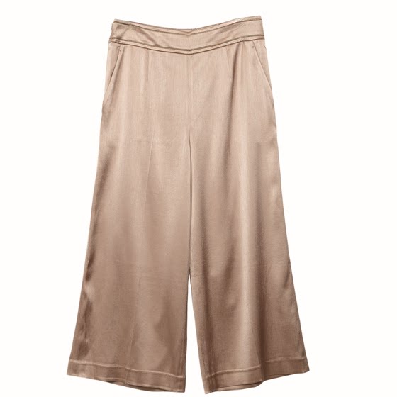 
Featured brand women's clothing high-end casual and fashionable temperament versatile women's light brown pants Love A1-62802