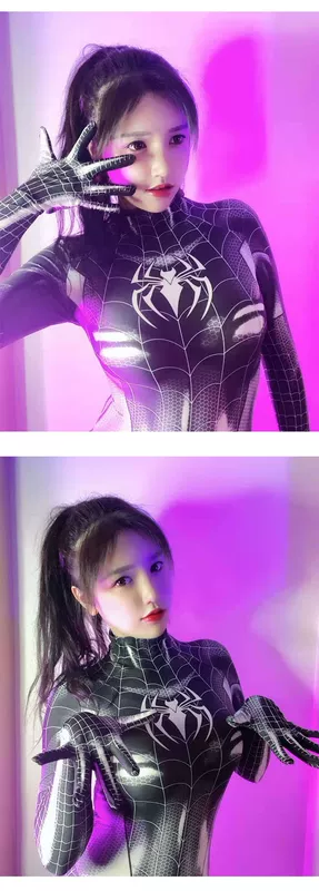 Người Nhện Cosplay Người Phụ Nữ Gợi Cảm Zentai Phù Hợp Với Spandex Body